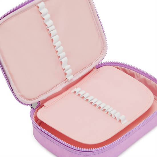 Plecaki Kipling 100 Pens Modne Case Fioletowe | PL 1339AH